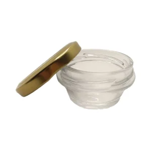 Customizable Crystal White Glass Caviar Jar Tinplate Lids Air Tight Food Container OEM ODM 10g 30g 50g 100g Custom