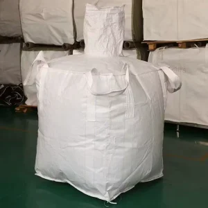 Customizable Durable White PP 5 1 Safety Factor Jumbo FIBC Ton Bags 1 2ton Loading Capacity Cross Corner Loop Design