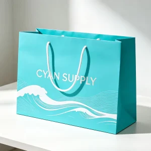 Customizable Gift Clothing Paper Gift Bag Luxury Tote Boutique Luxury Recycled Eco Shopping Paper Bag