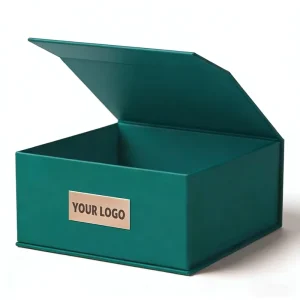 Customizable Luxury High End Eco Friendly Paperboard Box with Gold Foil Logo Printing Reusable and Biodegradable
