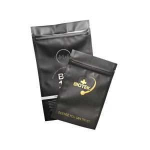 Customizable Size Ziplock Plastic Packaging Bags with 3 Sides Seal Moisture Proof Feature Long Term Storage