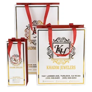Customize Printed Luxury Packaging Craft Paper Shopping Gift Bags Personalized pink Clothes Big Paper Bag with Your Own logo