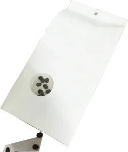 Customize Square Bottom Pouch Bag Matt Background Coffee Tea Individual Package 4 Side Sealing for Bio degradable Clear