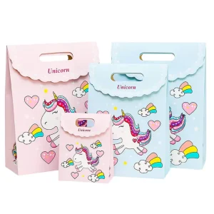 Customized Art Paper Bag for Kids Birthday Party Gift and Candy Offset Printing for Supermarket Promotion