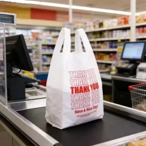 Customized Bags T Shirt Bags Plastic Bags Plastic Shopping Bag Vest Bags for Supermarket Food Packing