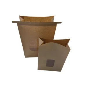 Customized Brown Kraft Paper Bags Biodegradable Recyclable Promotion Supermarket Fashion Shopping and Take Away Food Bags