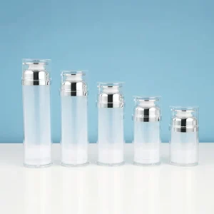 Customized Capacity Refill Plastic Vacuum Lotion Airless Pump Bottle Cosmetic Skincare Cream Container Essence Bottles
