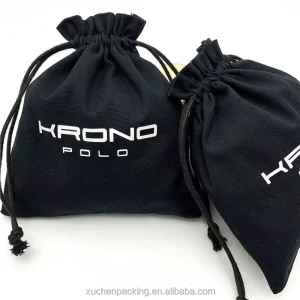 Customized Durable Canvas Tools Pouch Bag with Logo Heavy Duty Cotton Canvas Dust Bag for Crafts and Gifts