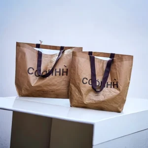 Customized Eco-Friendly Laminated Waterproof PP Woven Shopping Bag Portable Color Printing Large Size Modern Durable Tote Bag