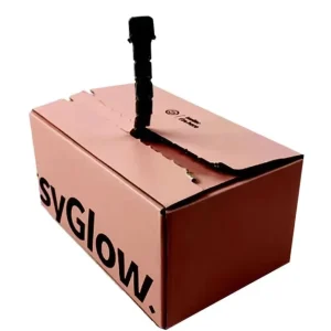 Customized Logo Corrugated Self Seal Postal Mailing Carton Self Adhesive Tear Away Strips Shipping Zipper Gift Box