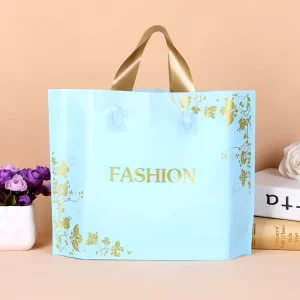 Customized Logo Size Printing Environmentally Friendly Recyclable Reusable Regular Large Grocery Portable Plastic Tote Bag