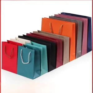 Customized Logo Tote Bags Advertising Bags Shopping Gift Bags Available in Stock