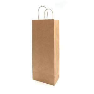 Customized Luxury Printed Paperboard Wine Bags with Handles for Promotion in Huizhou