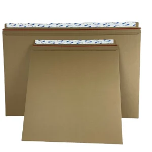 Customized Mailer Shipping Envelope Print Recycled Packaging Do Not Bend Corrugated Envelope for Shipping Poster Sticker
