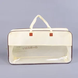 Customized Non Woven Home Textile Packaging Bag Bedding Blanket Cotton Quilt Storage Bag Dust proof Bag in Stock