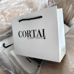 Customized Paper Bags with Handles Clothing Shopping Bags Perfume Tote Bags