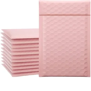 Customized Pink Self Sealing Bubble Envelopes Mailing Bags for Shipping and Packaging