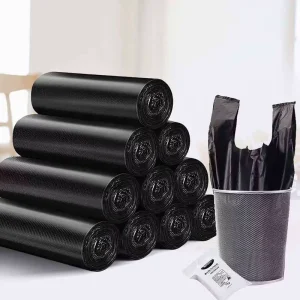 Customized Recyclable Gravure Printing PE Plastic Packaging Trash Bags