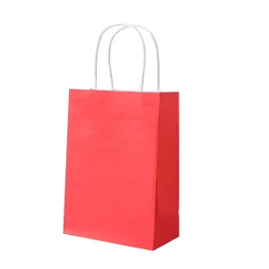 Customized Recyclable Grey Board Food Shopping Paper Bags with Offset Printing Hand Length Handles