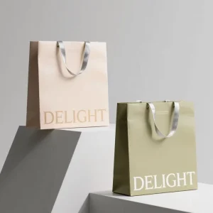 Customized Size Custom Paper Shopping Bag Luxury Printed Paper Bags With Logo