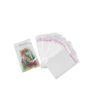 Customized Transparent Plastic Cello Packaging Bags Self Seal Adhesive OPP for Shoes Candies Garments Versatile Use