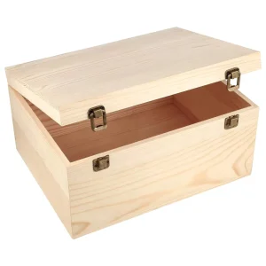 Customized Various Styles Cuboid Wooden Bamboo Gift Box and Artistic Handicraft Case with Pure Natural Material