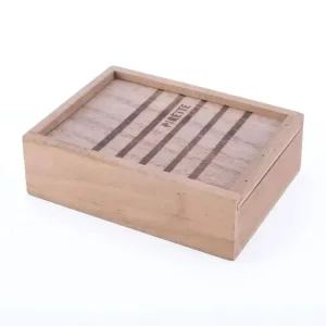 Customized Wood Box With Sliding Lid Wood Gift Box Wood Storage Box