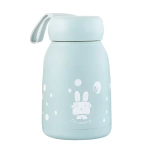 Cute 320ml Blue Green Double Wall Sports Water Glass Bottle