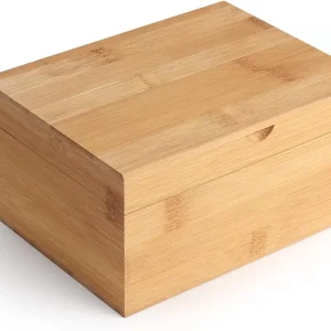 Decorative Box and Home Storage Bamboo Wooden Keepsake Box Gift