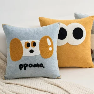 Decorative Throw Pillow Cover 18×18 Cushion Case Pillowcase Washable for Sofa Couch Bed Living Room