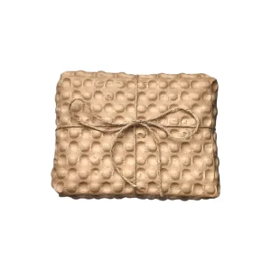 Degradable Bubble Pressing Kraft Paper Bubble Wrapping Cushion Packaging Paper Roll For Paper Bubble Machine Using