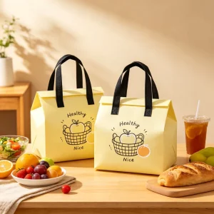 Direct Factory Non woven Thermal Bag with Logo Printed Recyclable Ecofriendly Insulated Delivery Package for Catering
