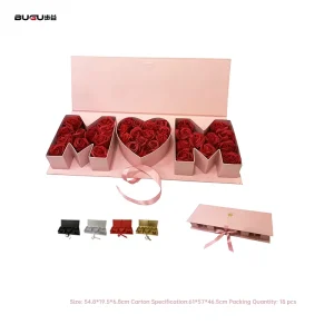 Direct Factory Sale MOM Box Cardboard Flower Paper Box Gift Bouquet Box Florist Supplies Packaging Box