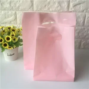 Direct Factory Waterproof Leakproof Plastic T Shirt Bags Heavy Duty Die Cut Handle Bag PE Plastic Shopping Bag