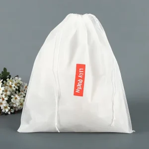 Disposable Non Woven Fabric Drawstring Protective Shoe Dust Bag Eco friendly Non woven Handbag Dust Bag