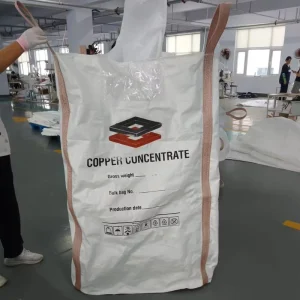 Double Layer U-Panel Breathable Jumbo Bulk Bag 100% Virgin PP 90x90x120cm 1000kg Flat FIBC