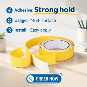 Double Sided Foam Adhesive Tape EVA Tape Sticker with Blue Red Yellow Film or White Paper Liner