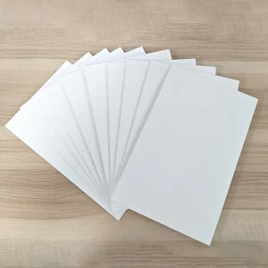 Double Sided Solid Gray Board Heavy Duty Gift Box Material Flat Smooth Surface Finish Solid Stiff Thick Paperboard