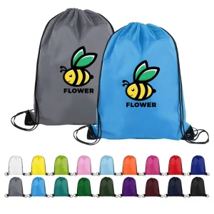 Drawstring Backpack Sublimation Custom Shoe Dust Bag Small Sport Bag Drawstring Bags Logo Sports Polyester Backpack