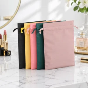 Drawstring Bag Recyclable Reusable Eco-Friendly Durable Portable Travel Dust Bag for Handbag