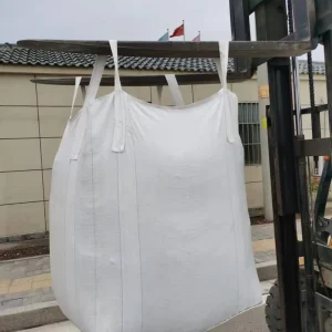 Durable 1.5 Ton Big Opening PP Woven Jumbo Bag for Construction Sand Gravel Bulk Cargo Logistics FIBC Container