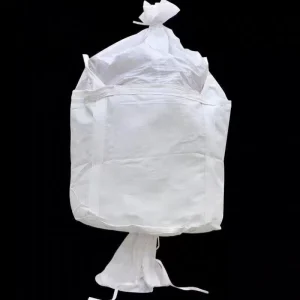 Durable 1000 kilogram 1 ton Large capacity PP FIBC Bag with Discharge Port at the Bottom Suitable for Sand