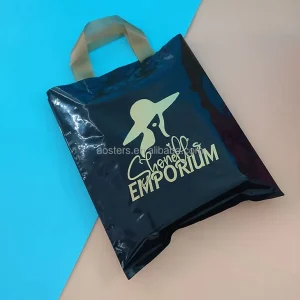 Durable Bags Shopping Garment Packaging Bags Handle Plastic Gift Bags for Shoe Clothing Custom Logo
