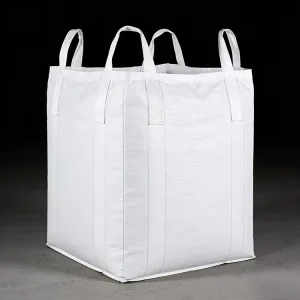 Durable Big Bags 1000-2000kg Bulk Jumbo Fibc Container Bag White Antistatic Top Full Open Transport Packing PP Flat Bottom