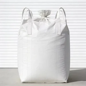 Durable Big PP FIBC Bulk Bags 1 Ton Jumbo Bags with 5:1 Safety Factor and Cross Corner Loop for Minerals Coal Firewood