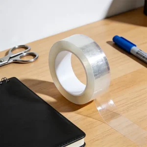 Durable Clear PET Adhesive Tape with Uniform Thickness Designed for Automation and High Speed Packaging Equipment