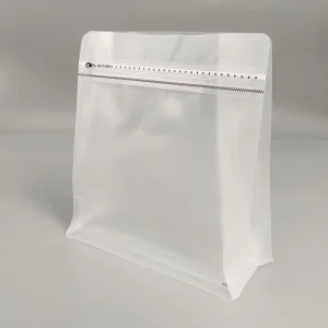 Durable Coffee Bags 350g 5lb MOPP Material Flat Bottom with Valve and Zipper Stand Up Pouch for Tea Coffee Packaging