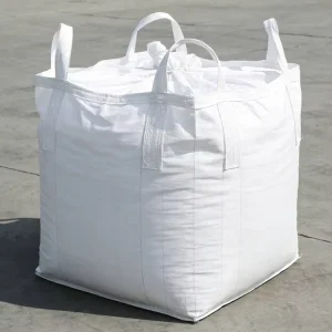 Durable FIBC Bag with Cross Corner Loops and Top Opening for Easy Handling Construction Material