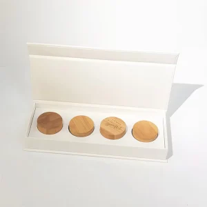 Durable Glass Jar Bamboo Lid Magnetic Box Set Full Customization Service Eco friendly for Skincare and Creams Supply