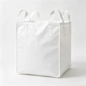 Durable Jumbo Flat Bottom FIBC Big Bag Breathable PP Tonnage for Garden Waste Sand Gravel Bulk Materials 1000kg Loading Capacity